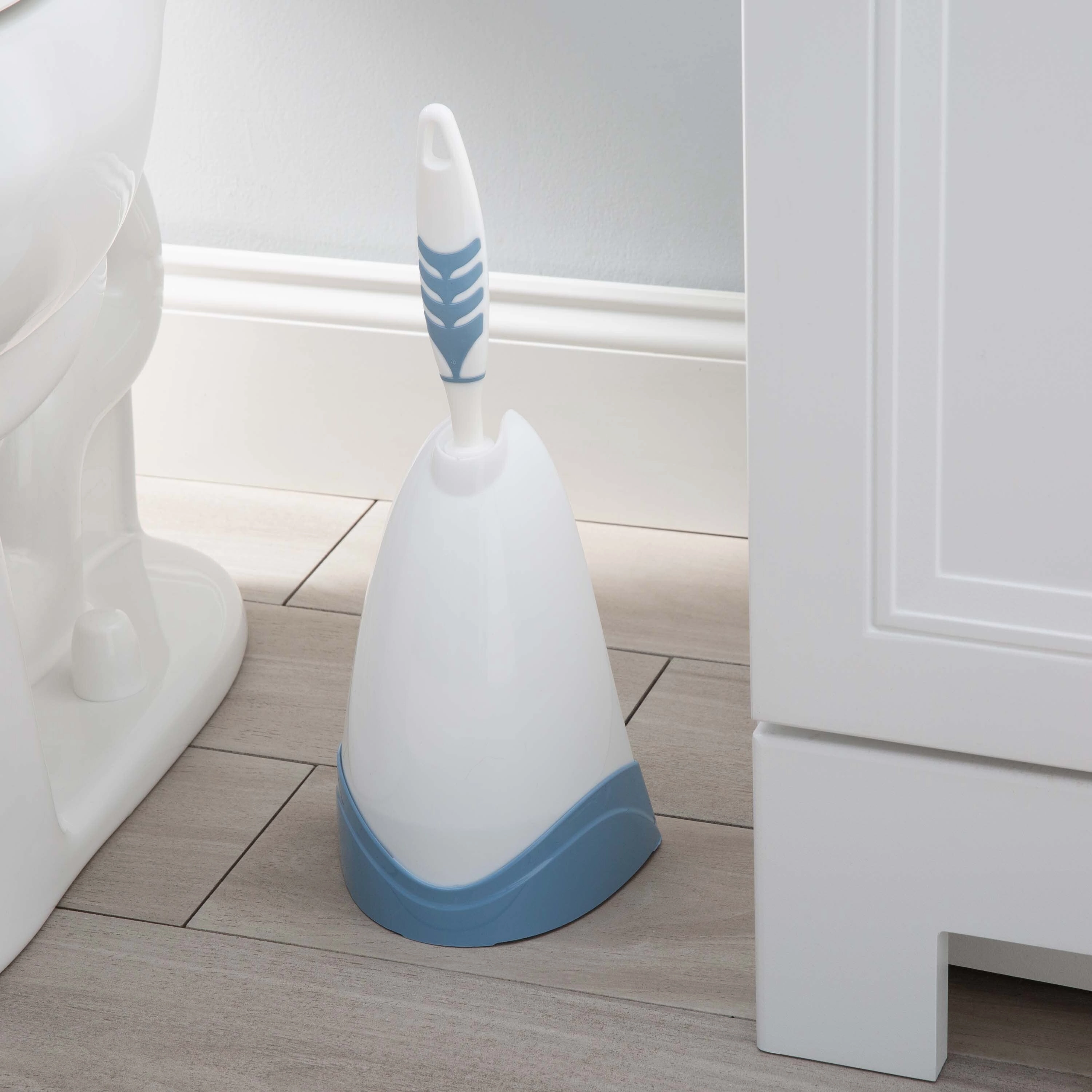Bath Bliss 2 Pack Toilet Brush with Rim Scrubber - Set