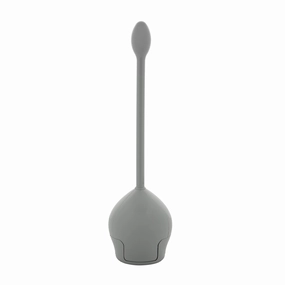 Bath Bliss Firm Grip Tulip Toilet Bowl Brush in Grey Toilet Brush,Bathroom Cleaner