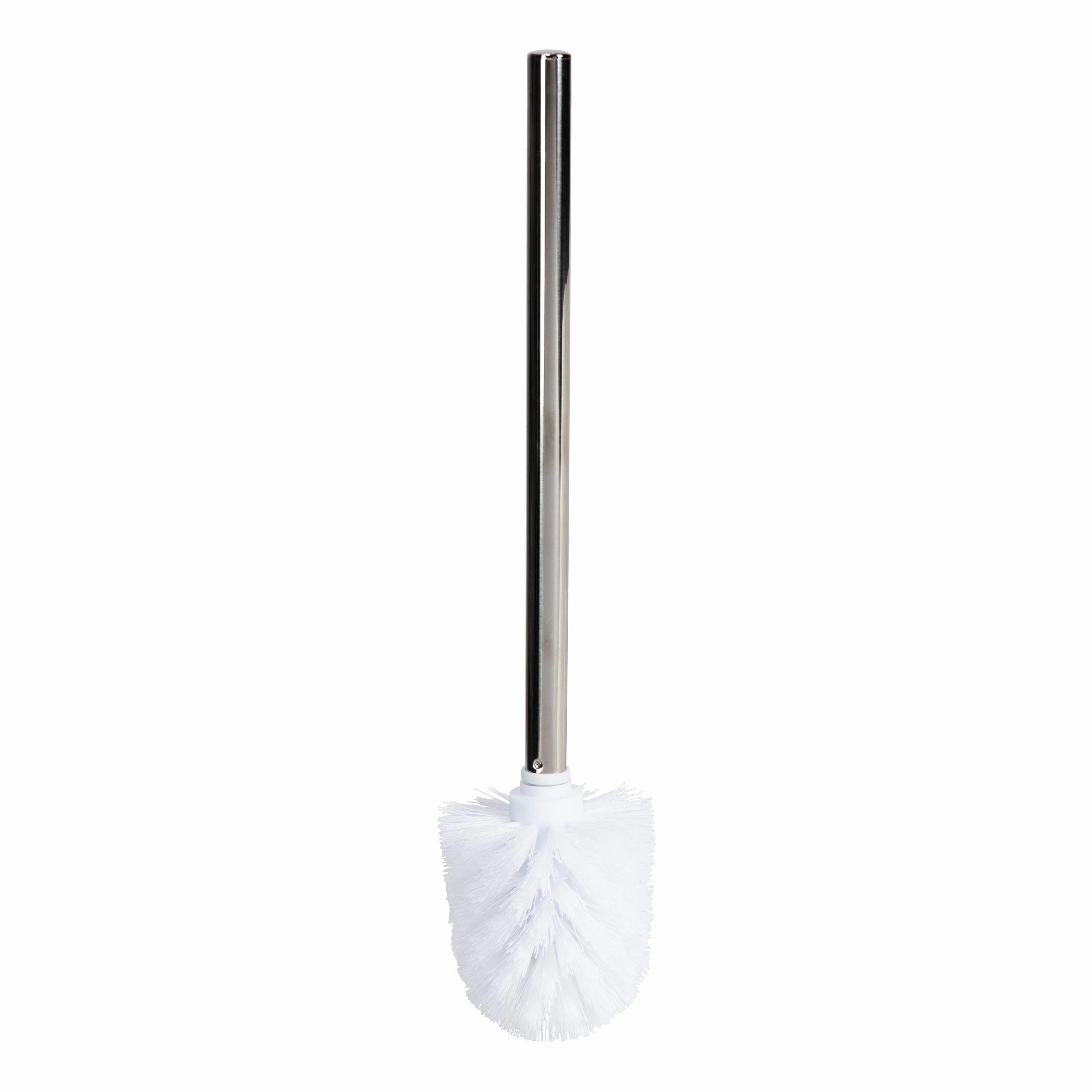 Bath Bliss Luxury Toilet Brush Holder in Grey - 4" x 4" x 15"