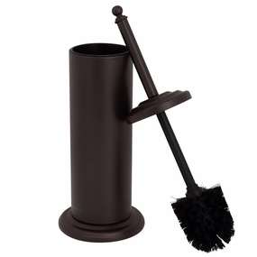 Bath Bliss Steel Toilet Brush and Holder in Rust - 5"Rdx16.75"H Toilet Brush,Bathroom Cleaner