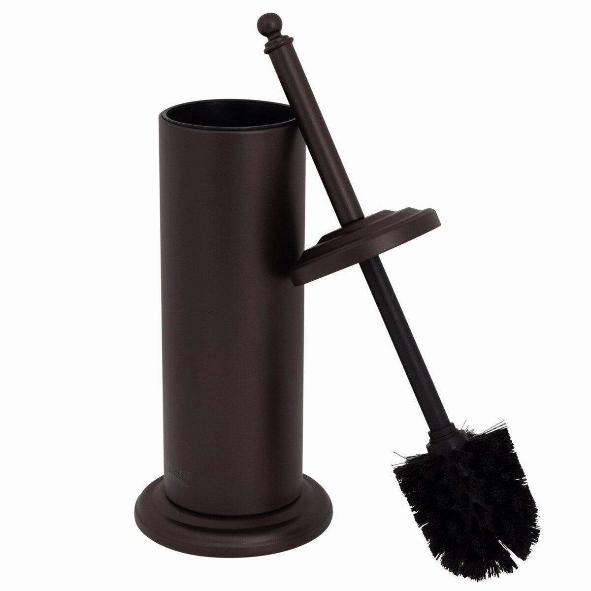 Bath Bliss Steel Toilet Brush and Holder in Rust - 5"Rdx16.75"H Toilet Brush,Bathroom Cleaner