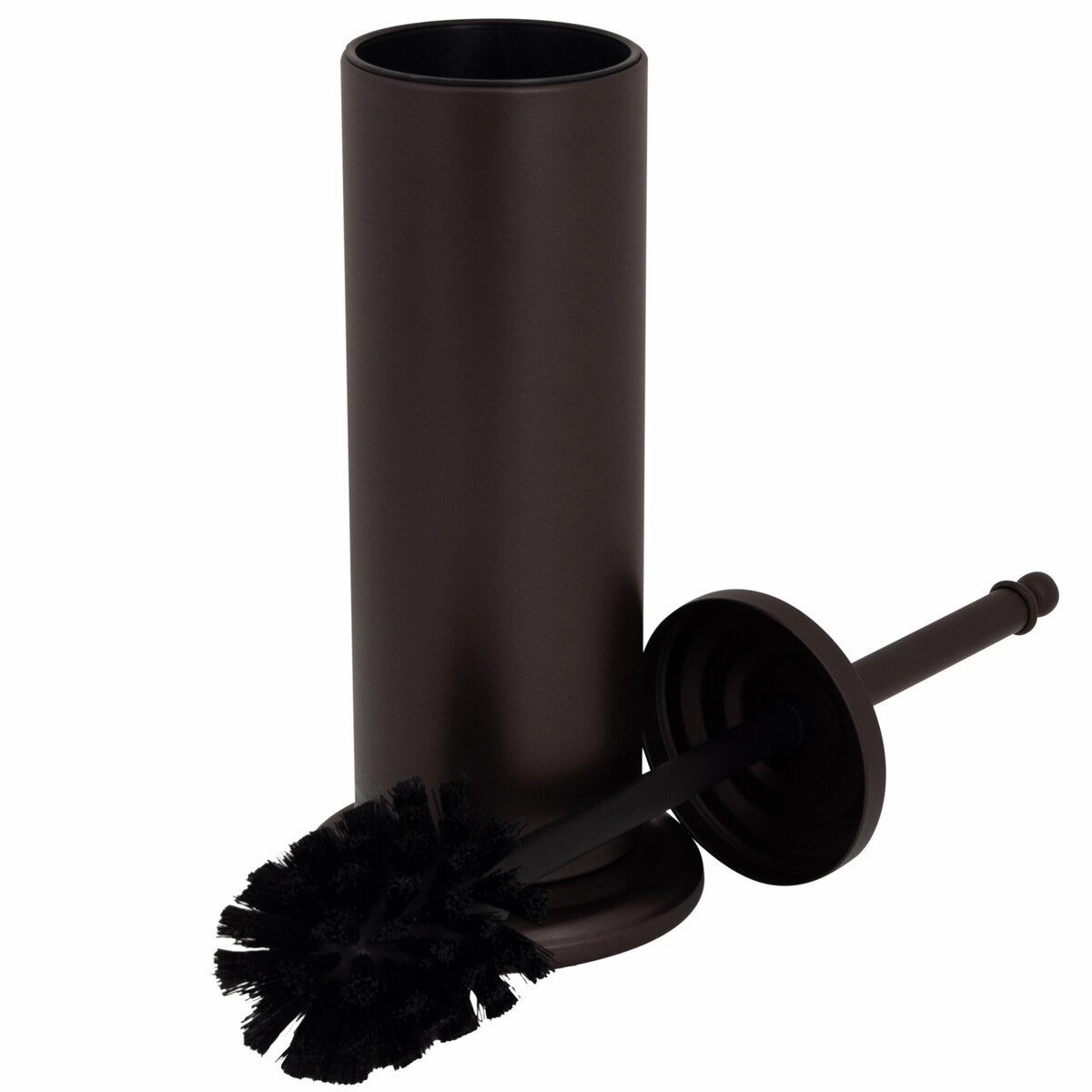 Bath Bliss Steel Toilet Brush and Holder in Rust - 5"Rdx16.75"H