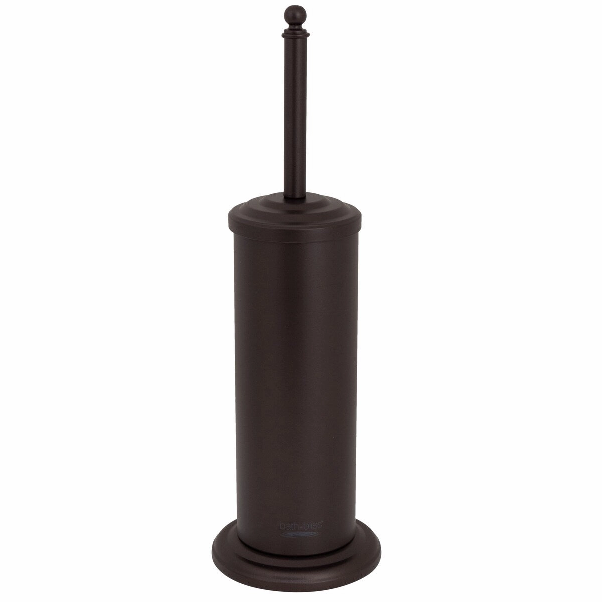 Bath Bliss Steel Toilet Brush and Holder in Rust - 5"Rdx16.75"H