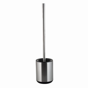 Bath Bliss Toilet Brush and Holder in Stainless Steel - 4.13" x 4.14" x 18.9" Toilet Brush,Bathroom Cleaner