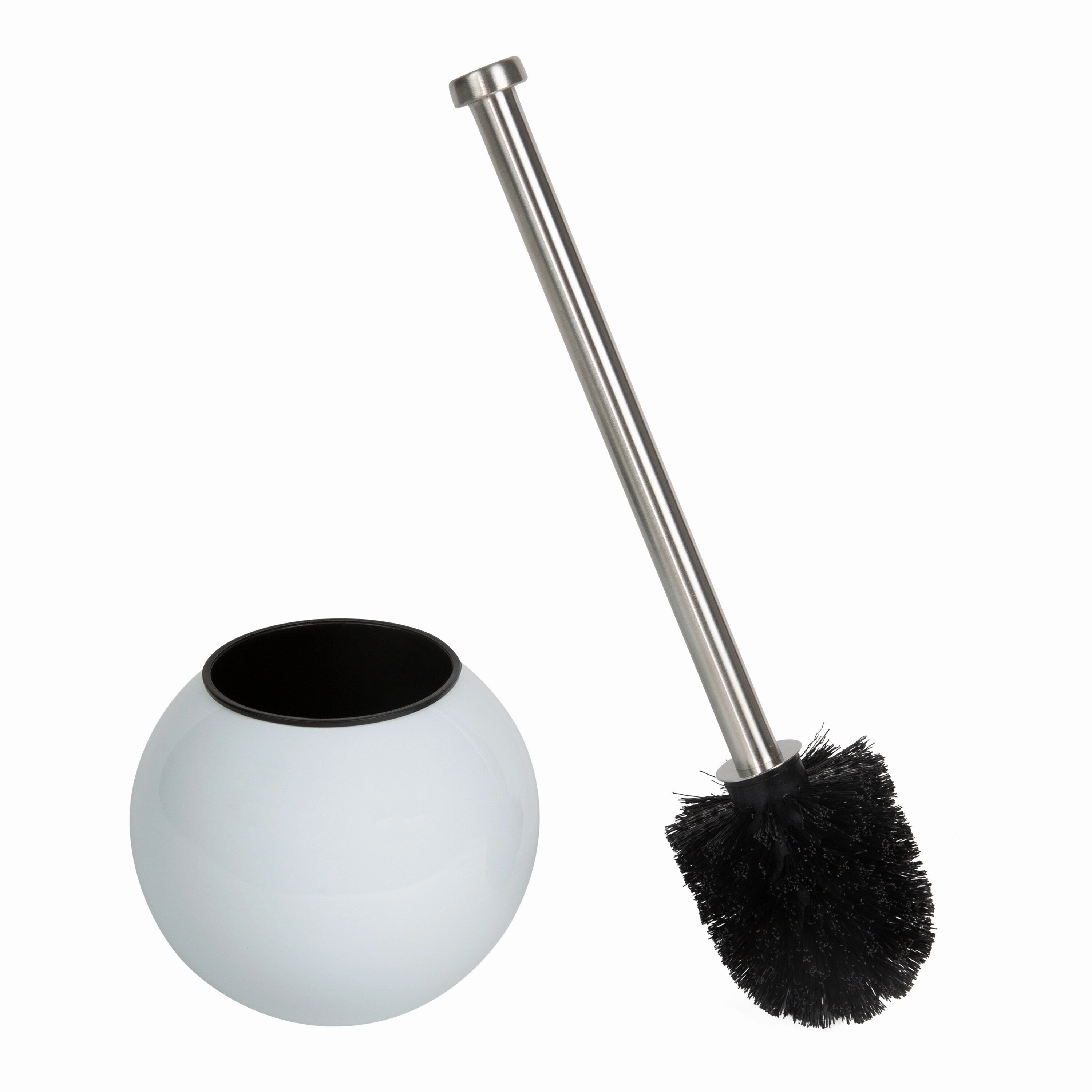 Bath Bliss Toilet Brush with Globe Design - 5.5" Rd x 14.5"