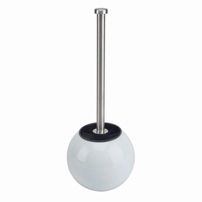 Bath Bliss Toilet Brush with Globe Design - 5.5" Rd x 14.5" Toilet Brush,Bathroom Cleaner