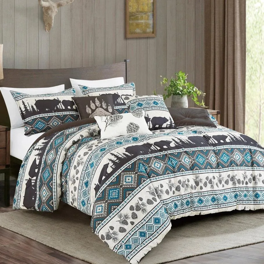Bear Valley Southwestern Lodge Comforter Set