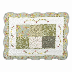 Beautiful Vintage Floral & Patchwork Design Pillow Sham pillowcases,cotton pillow covers,bed linen