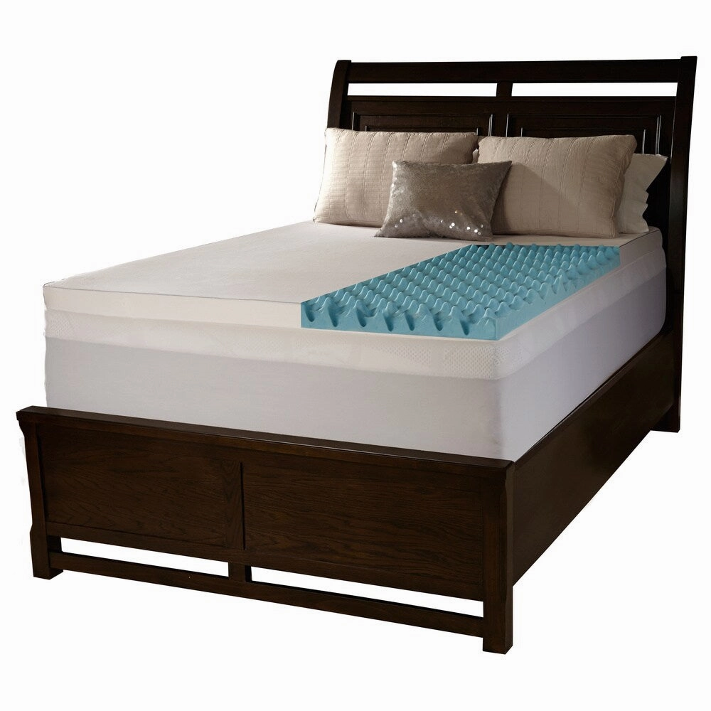 Beautyrest 2-inch Big Loft Gel Memory Foam Mattress Topper with Cover