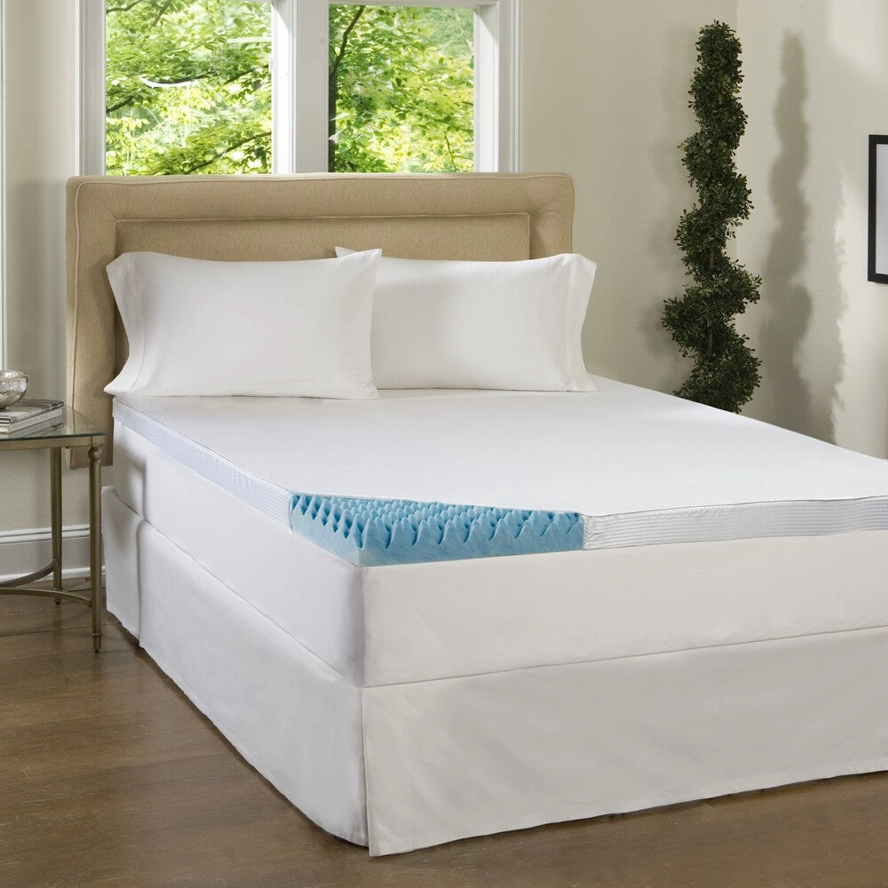 Beautyrest Comforpedic Loft 4-inch Gel Memory Foam Mattress Topper