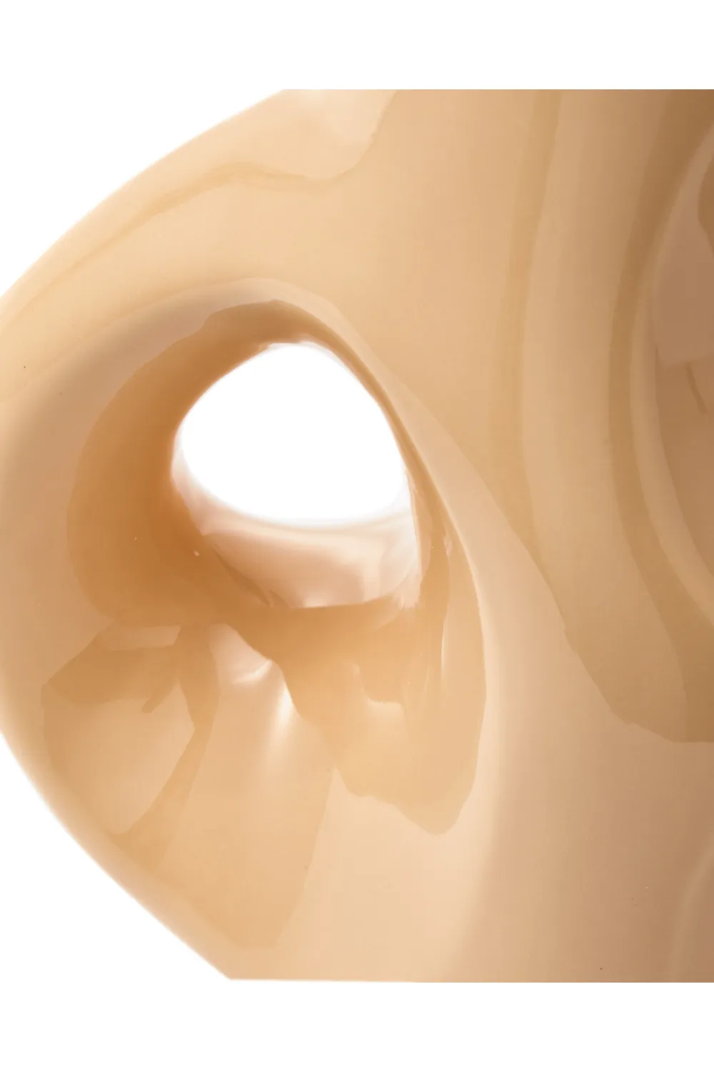 Beige Stoneware Vase M | Pols Potten Three Ears