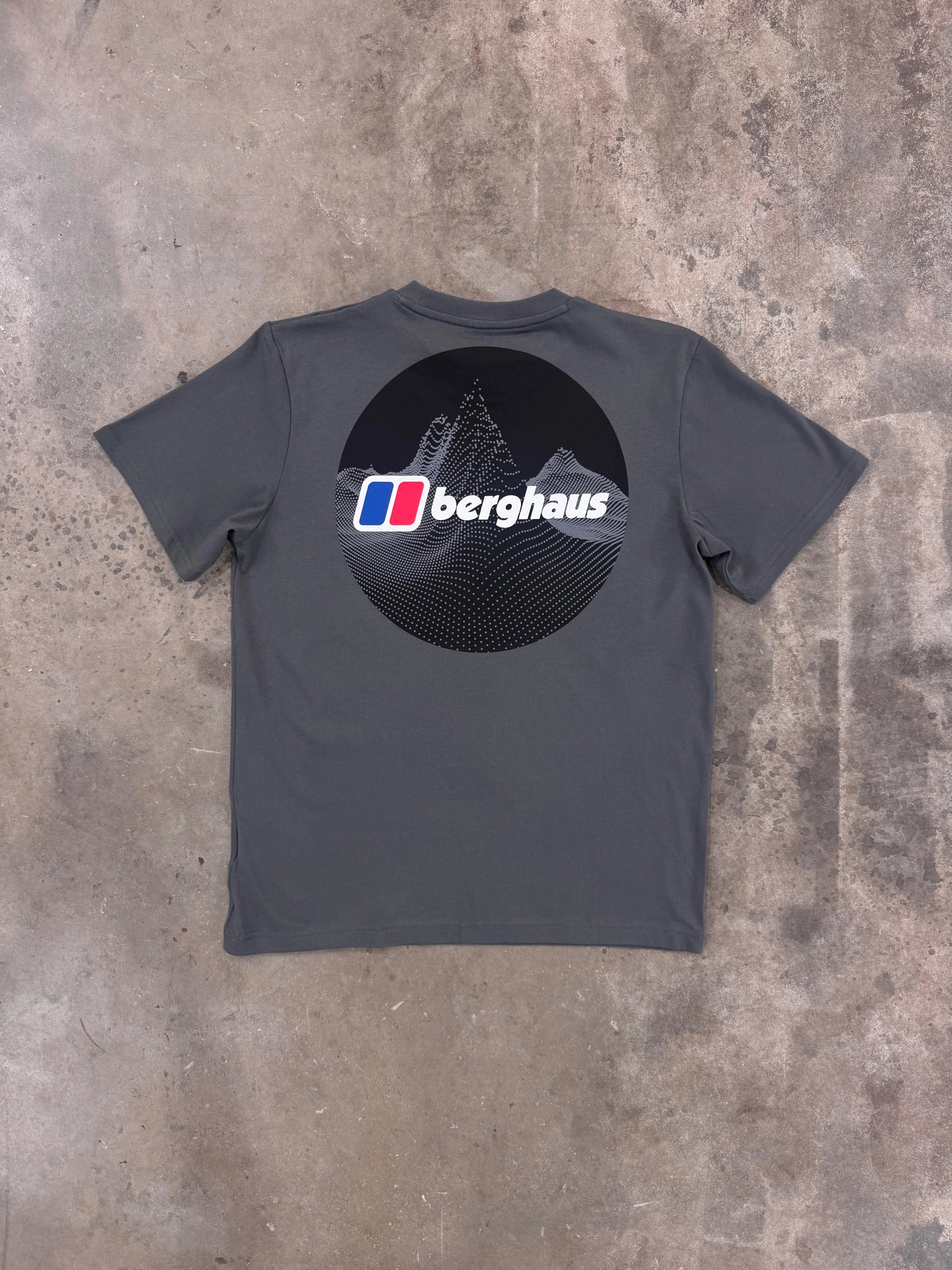 Berghaus Dotted Mountain T Shirt - Dark Grey