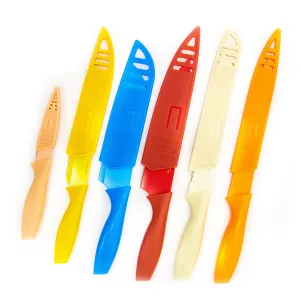 BergHOFF 12pc Nonstick Multicolor Stainless Steel Kitchen Knife Set Food Storage,Kitchen Storage