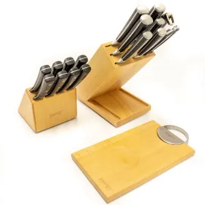 BergHOFF 20pc Stainless Steel Smart Knife Block Set Food Storage,Kitchen Storage