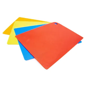 BergHOFF 4Pc Flexible PP Cutting Board Set, Multicolor Food Storage,Kitchen Storage