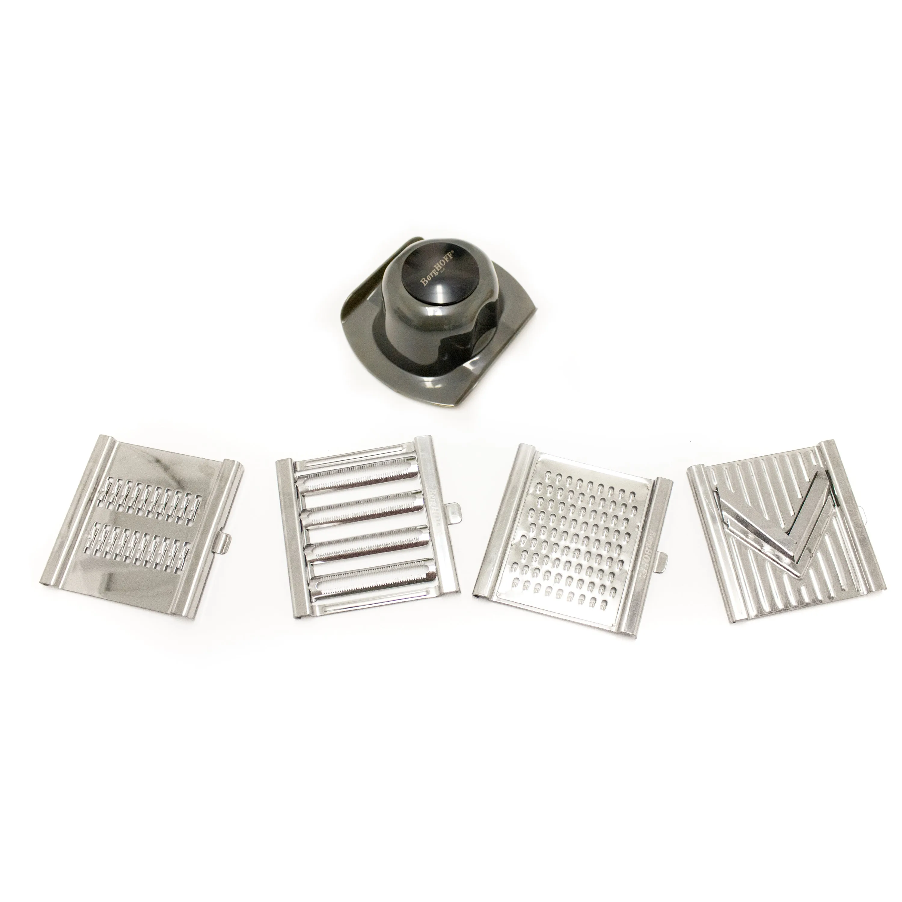 BergHOFF 6Pc Multi Slicer Pro Mandolin, Grey