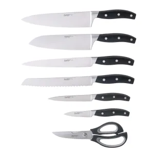 BergHOFF All-In-One 7Pc Forged Knife Set, ABS Handle With Triple Rivet Food Storage,Kitchen Storage