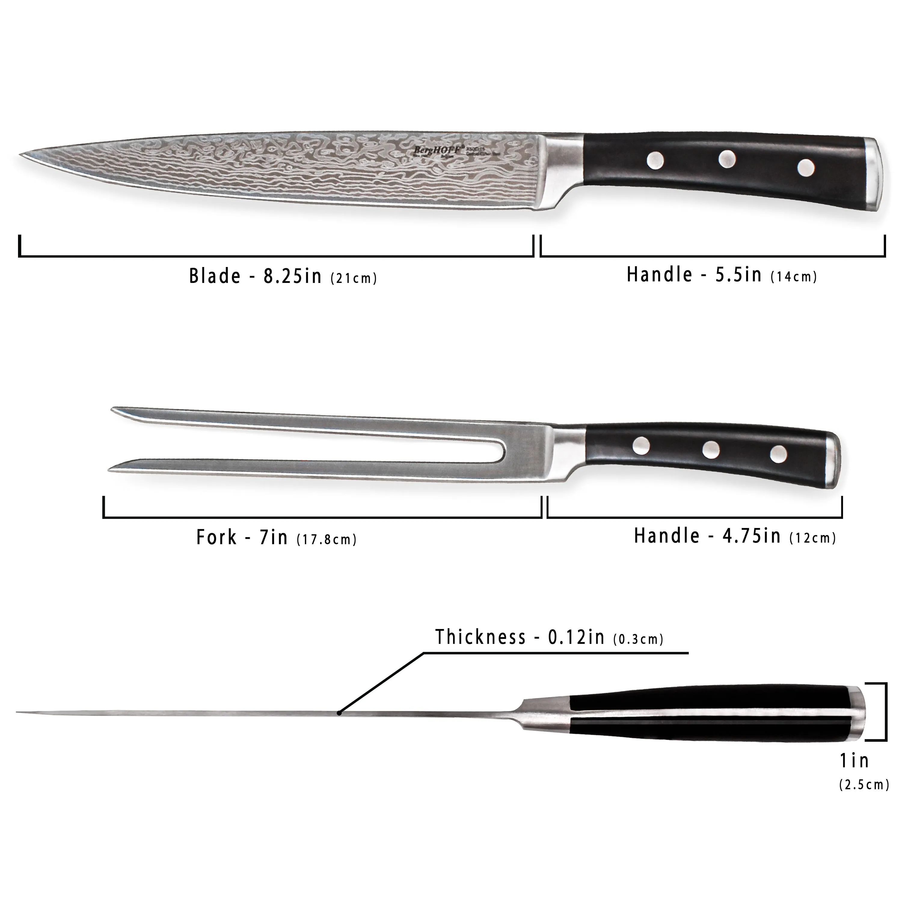 BergHOFF Antigua 2Pc Carving Set