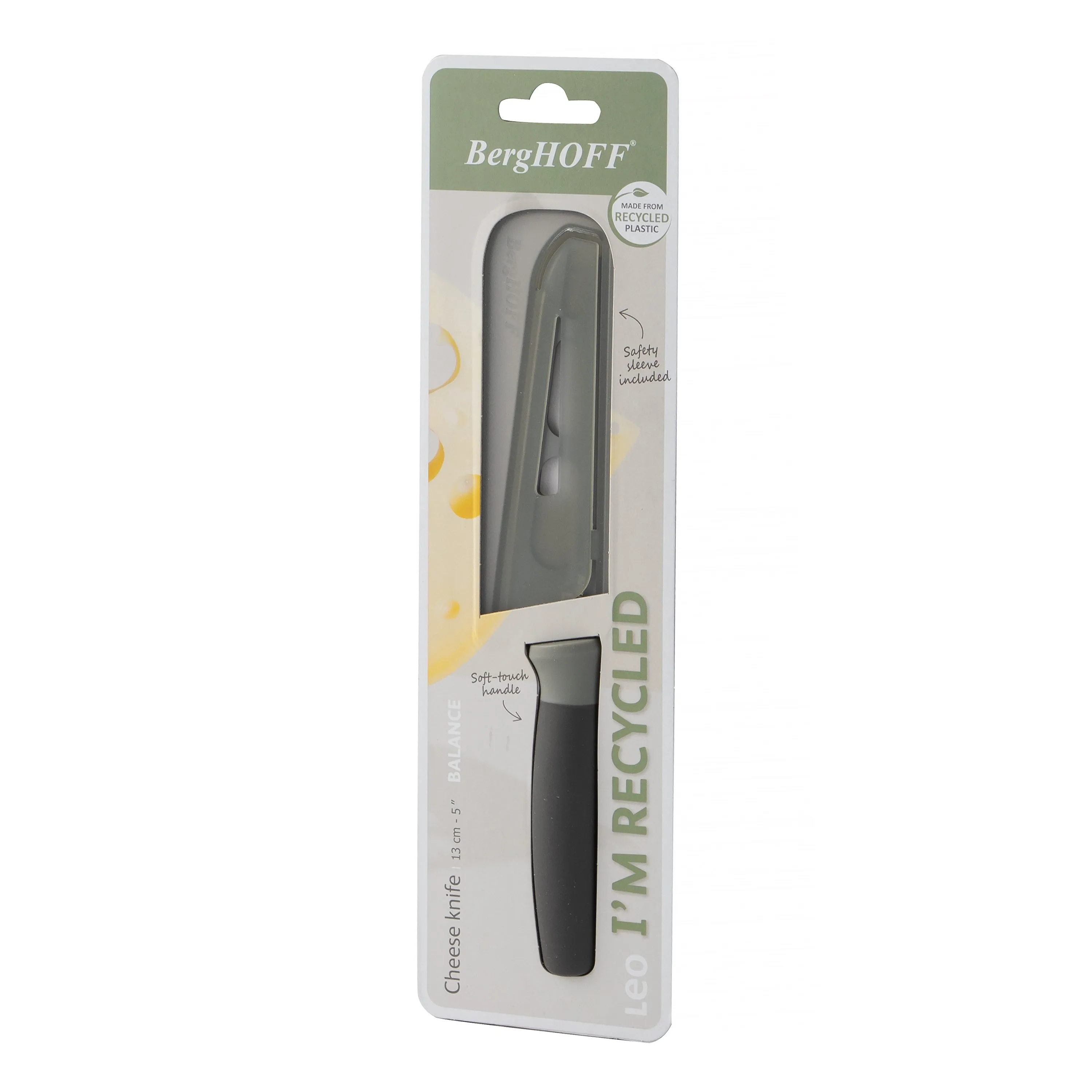 BergHOFF Balance 2Pc Nonstick Cheese Knife Set 5", Recycled Material
