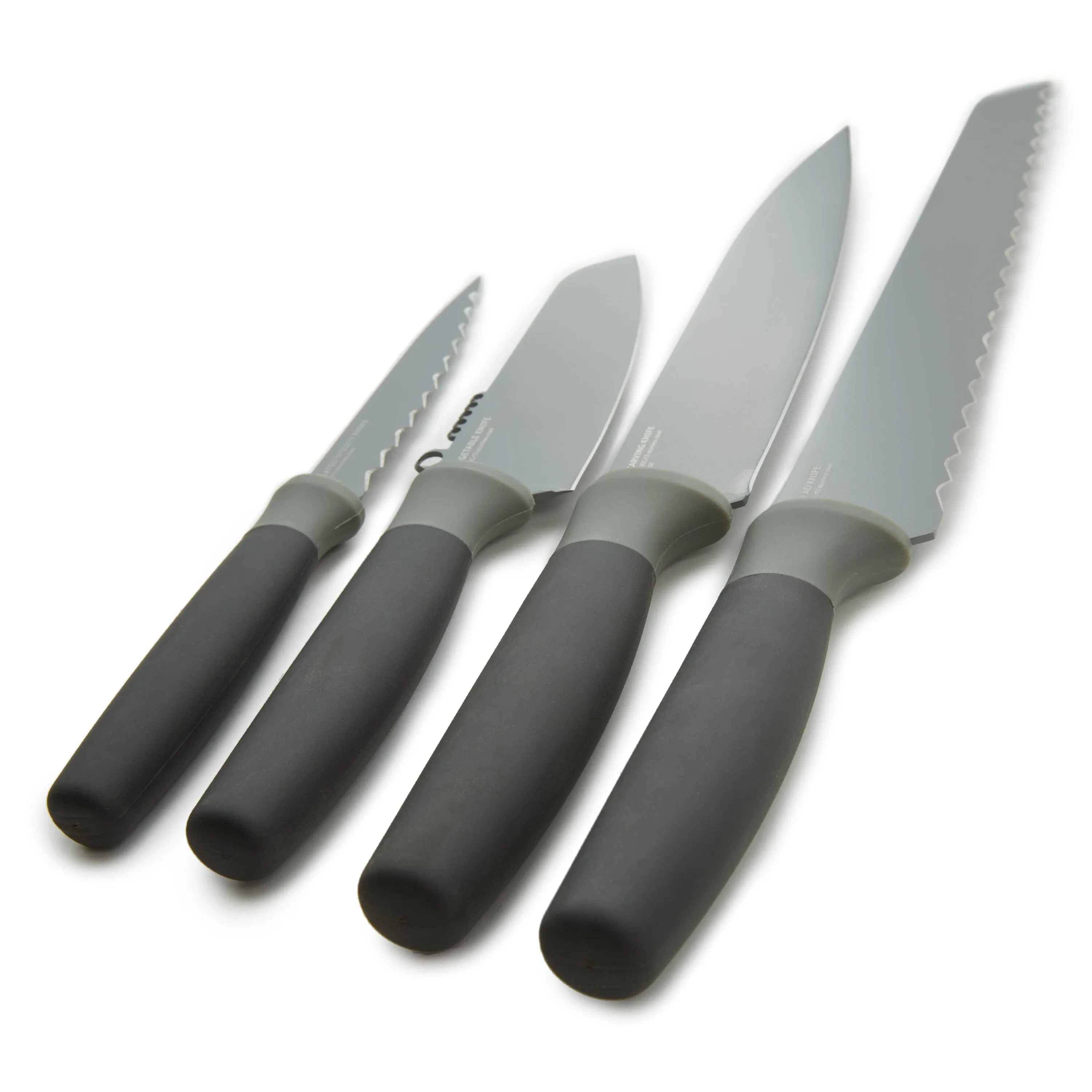 BergHOFF Balance 4Pc Nonstick Knife Set, Recycled Material