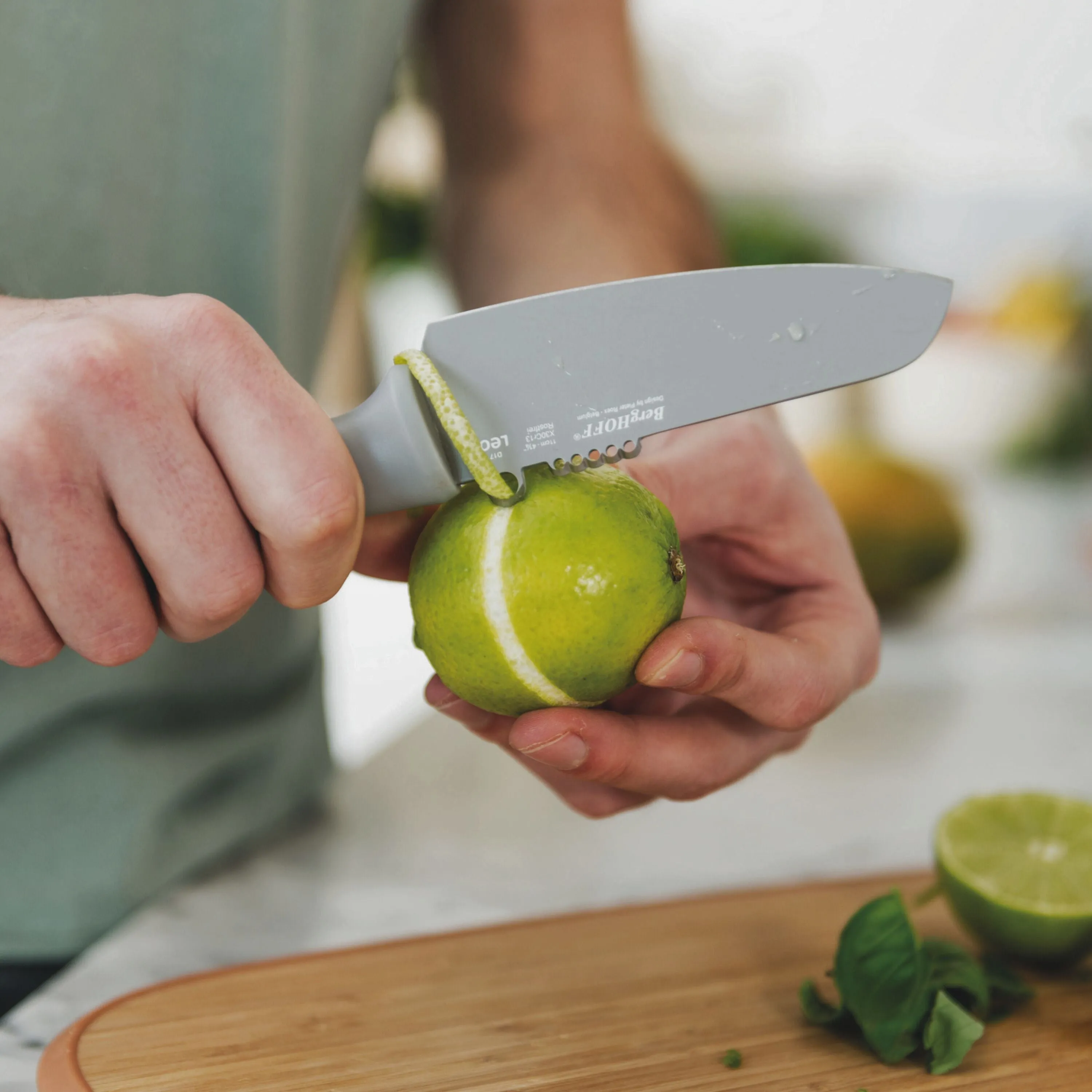BergHOFF Balance 4Pc Nonstick Knife Set, Recycled Material