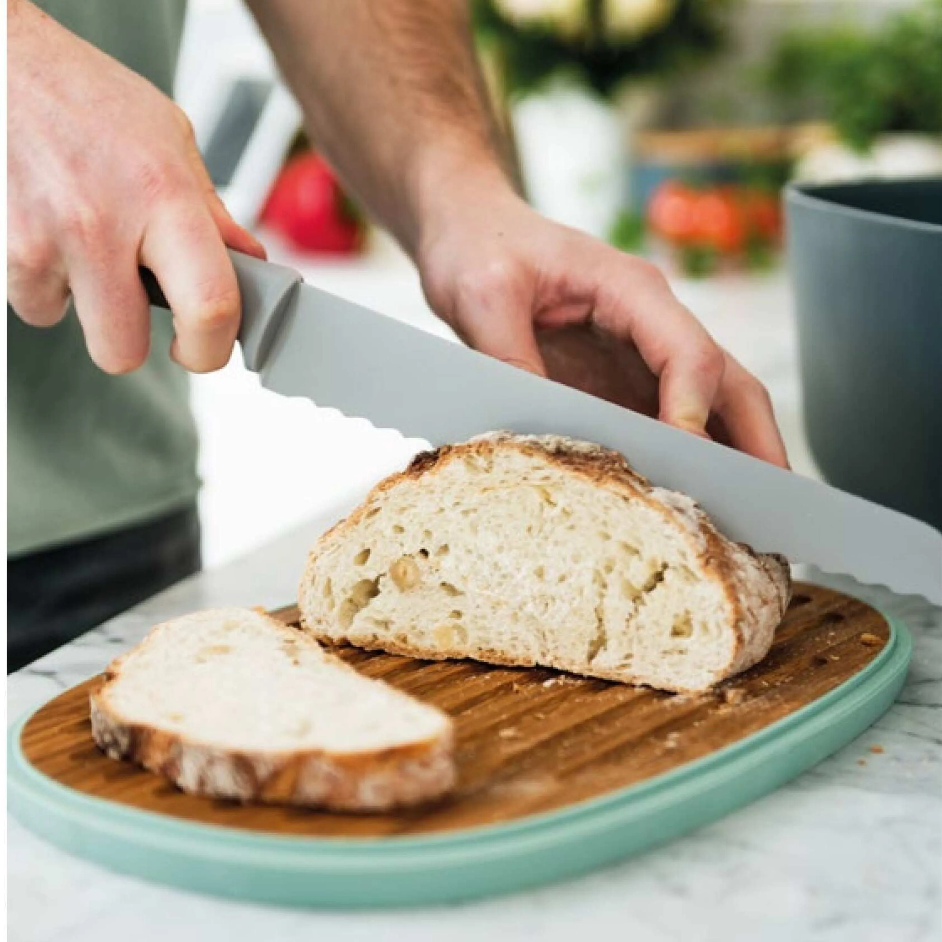 BergHOFF Balance Nonstick Stainless Steel Bread Knife 9", Recycled Material