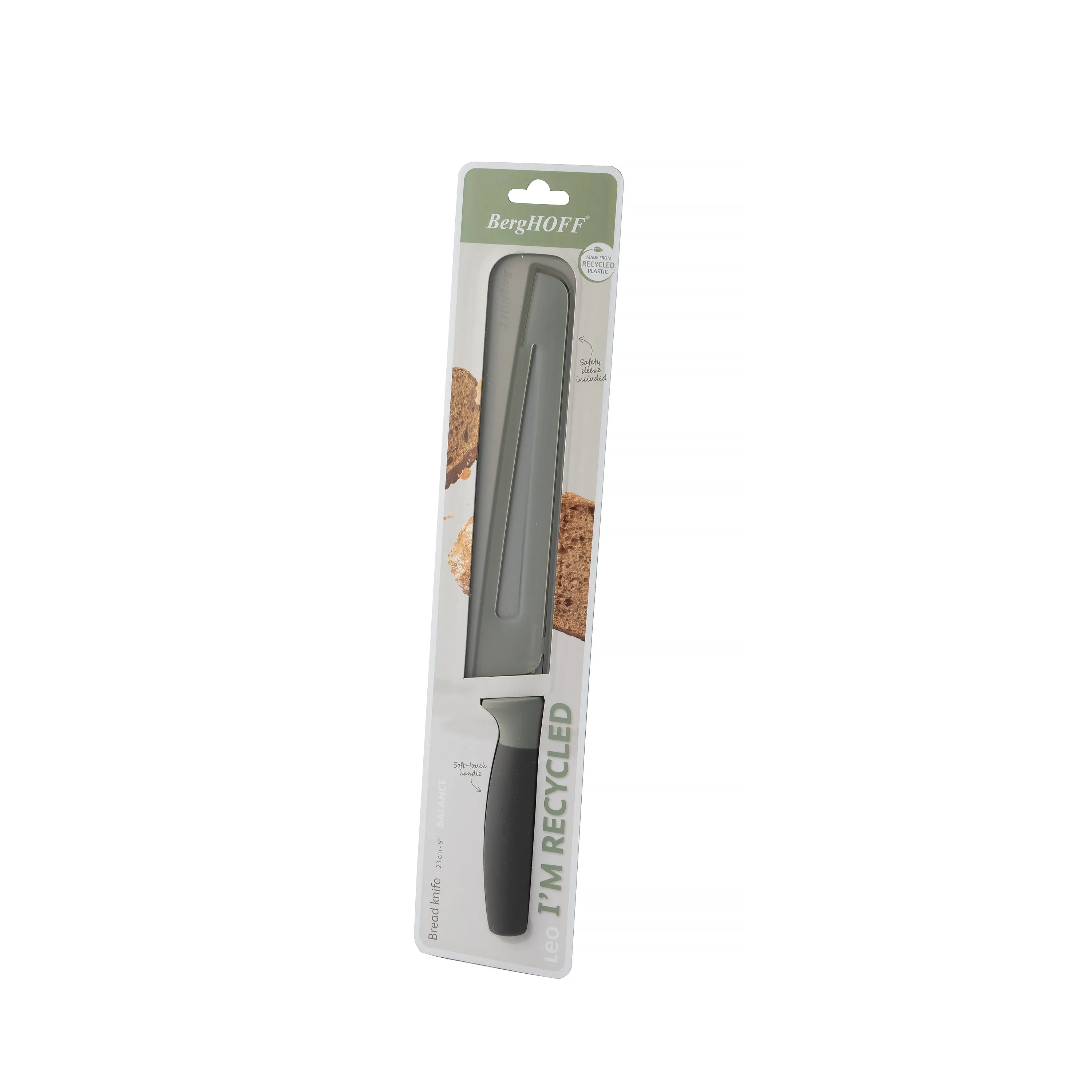 BergHOFF Balance Nonstick Stainless Steel Bread Knife 9", Recycled Material