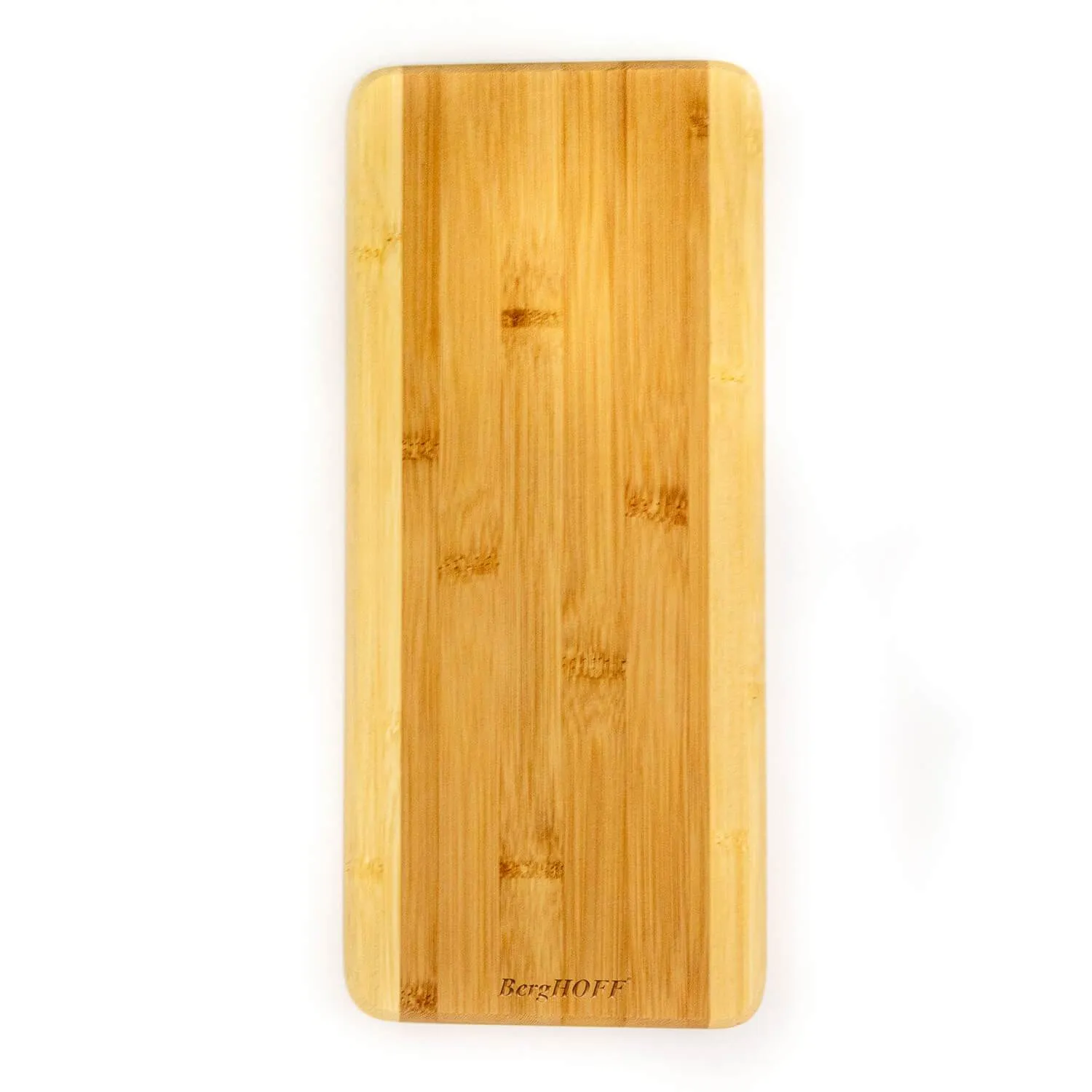 BergHOFF Bamboo 14.2" x 6" Long Rectangle Cutting Board, Two-toned