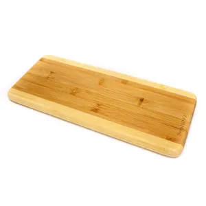 BergHOFF Bamboo 14.2" x 6" Long Rectangle Cutting Board, Two-toned Food Storage,Kitchen Storage