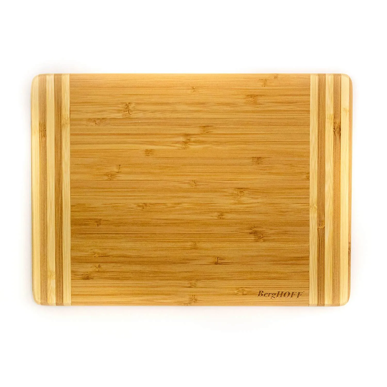 BergHOFF Bamboo Striped Rectangle Cutting Board, 10.6" x 7.7"
