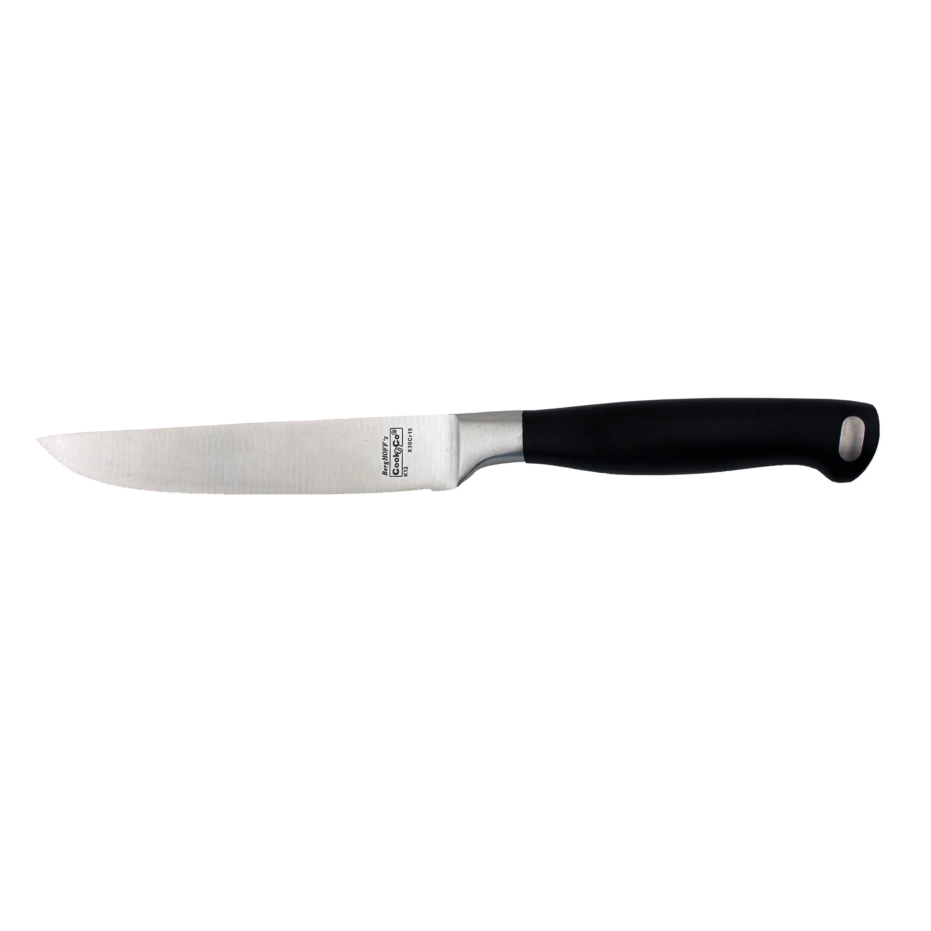 BergHOFF Bistro 12pc Stainless Steel Steak Knife Set, 4.25" Food Storage,Kitchen Storage