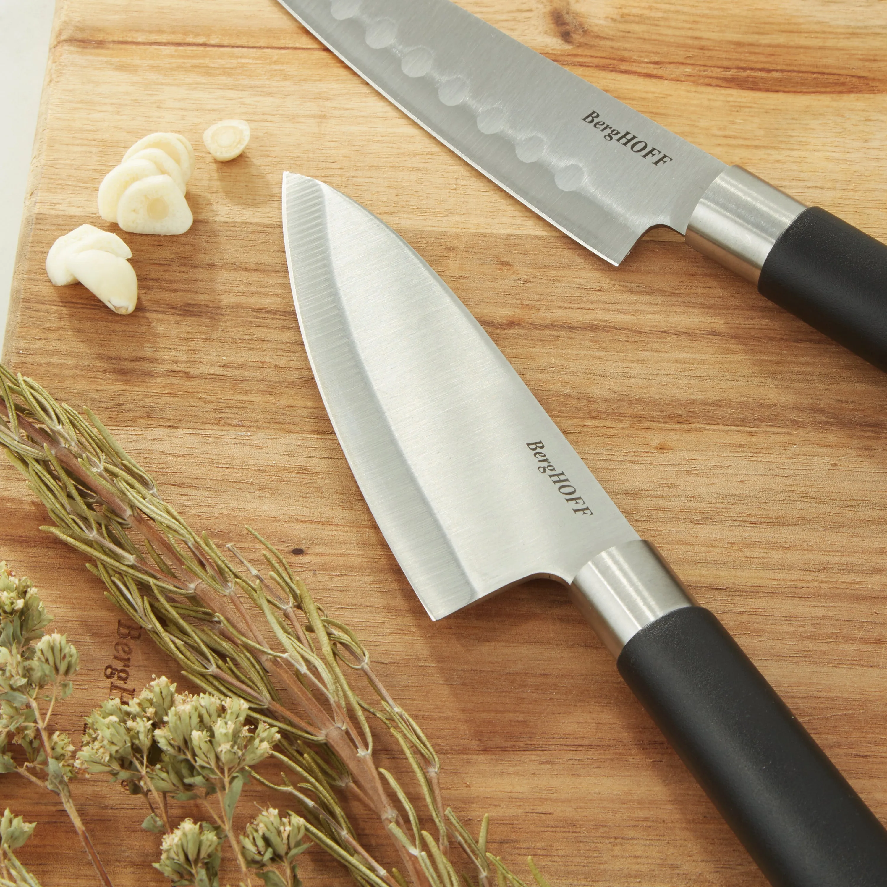 BergHOFF DiNA Codon 3pc Stainless Steel Santoku Set