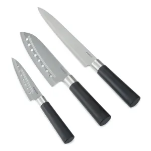 BergHOFF DiNA Codon Stainless Steel 3pc Knife Set Food Storage,Kitchen Storage
