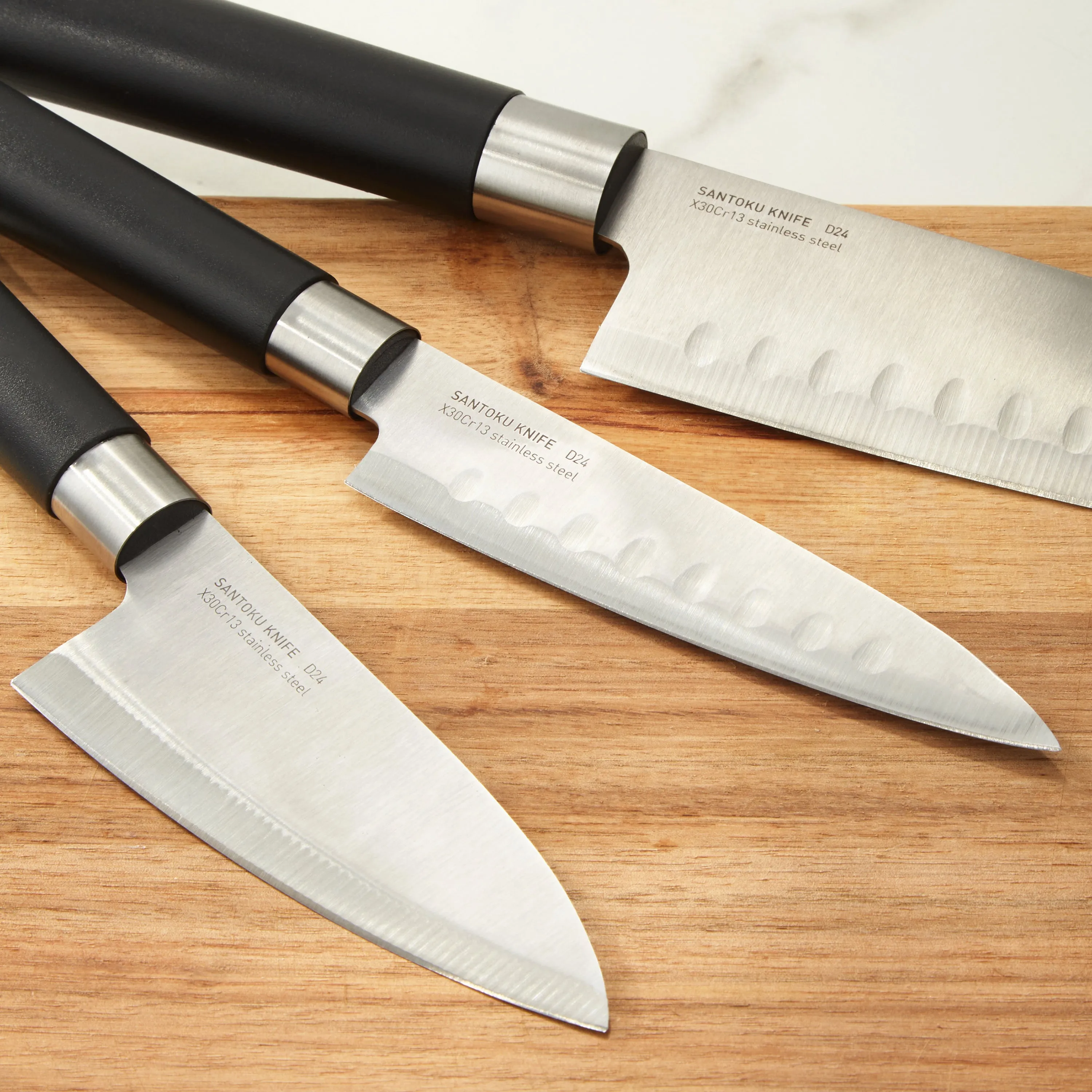 BergHOFF DiNA Codon Stainless Steel Santoku Knife, 4.5"