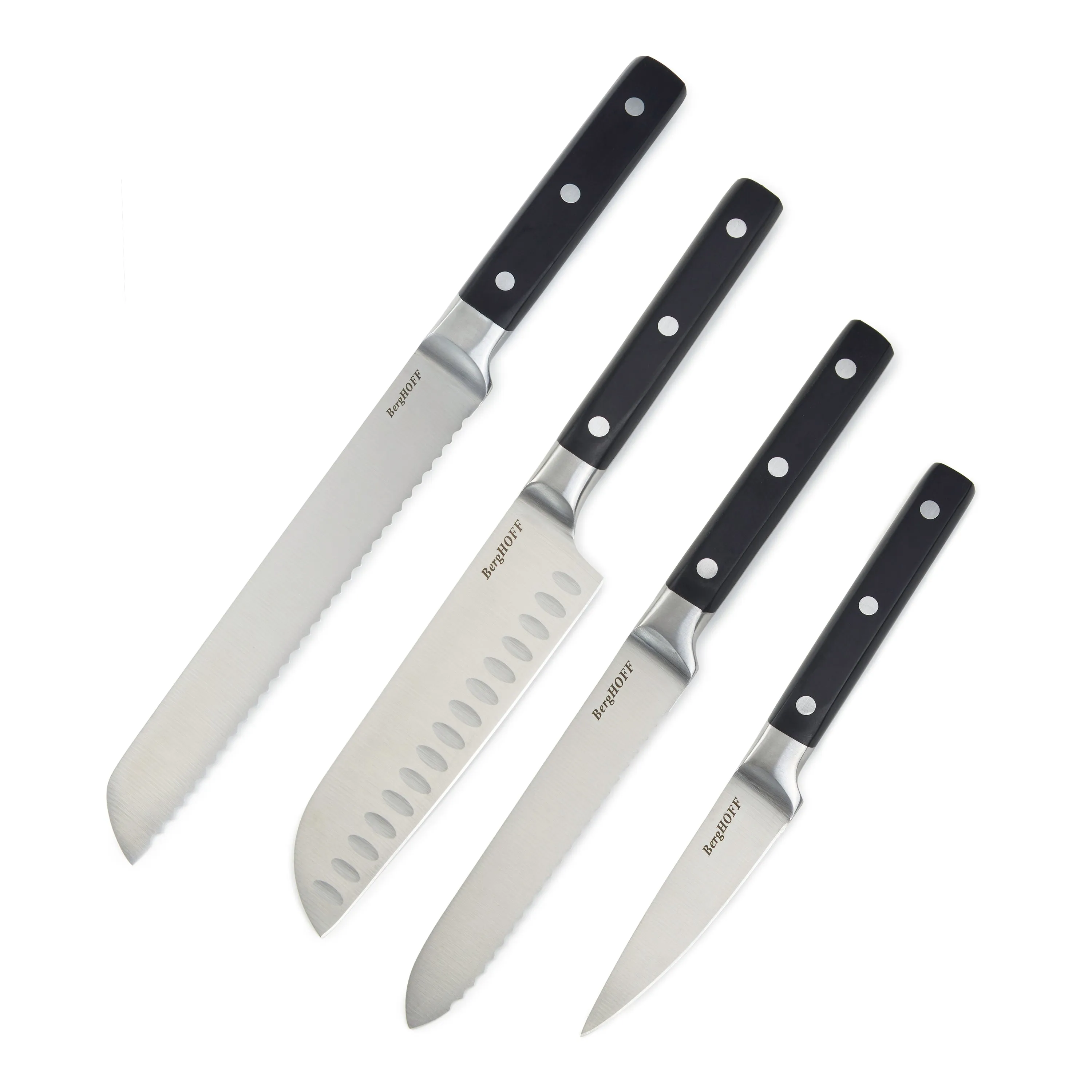BergHOFF DiNA Gene 4pc Stainless Steel Knife Set Food Storage,Kitchen Storage