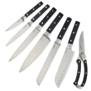 BergHOFF DiNA Gene 7pc Stainless Steel Knife Set Food Storage,Kitchen Storage