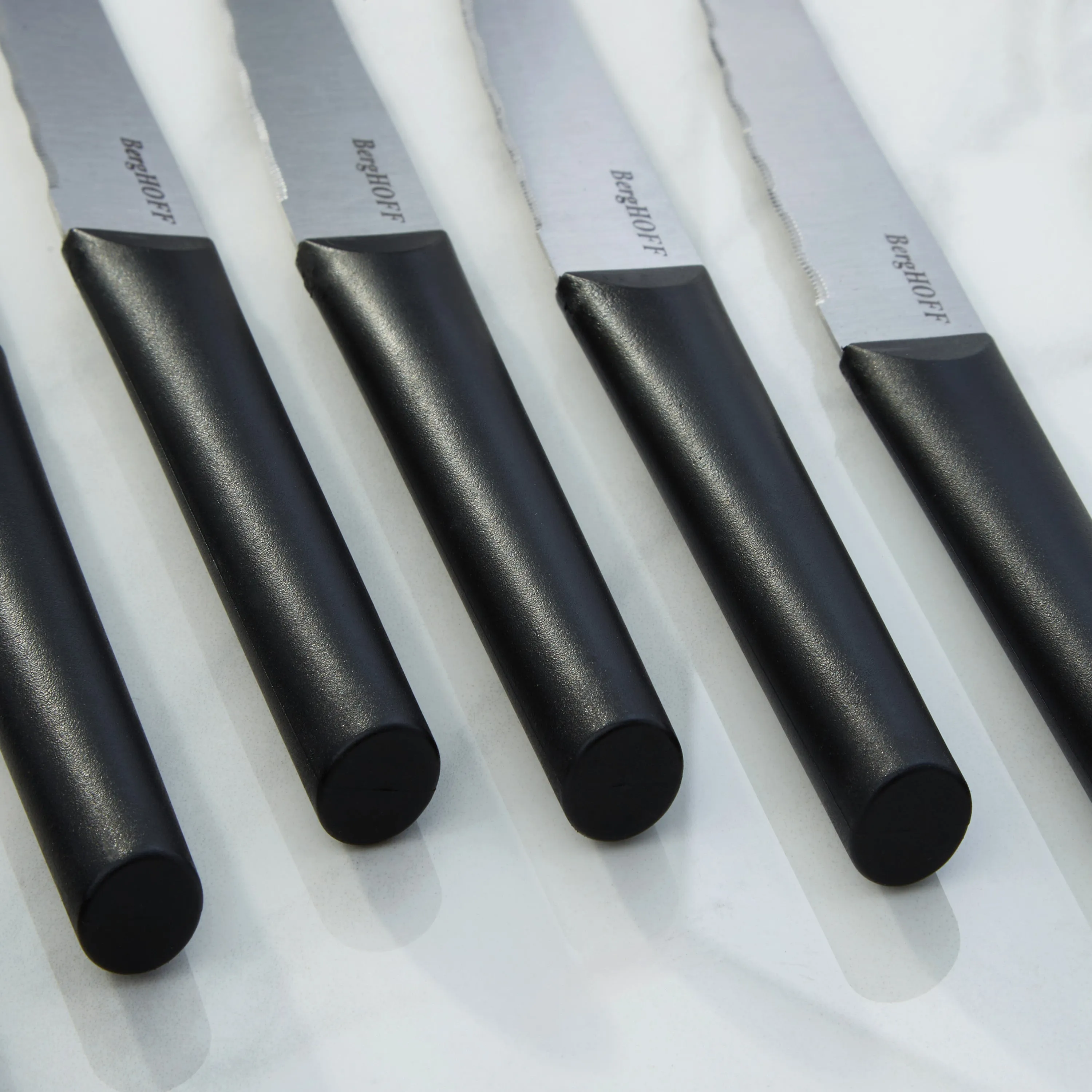 BergHOFF DiNA Matrix 6Pc Stainless Steel Steak Knife Set, 4.5"