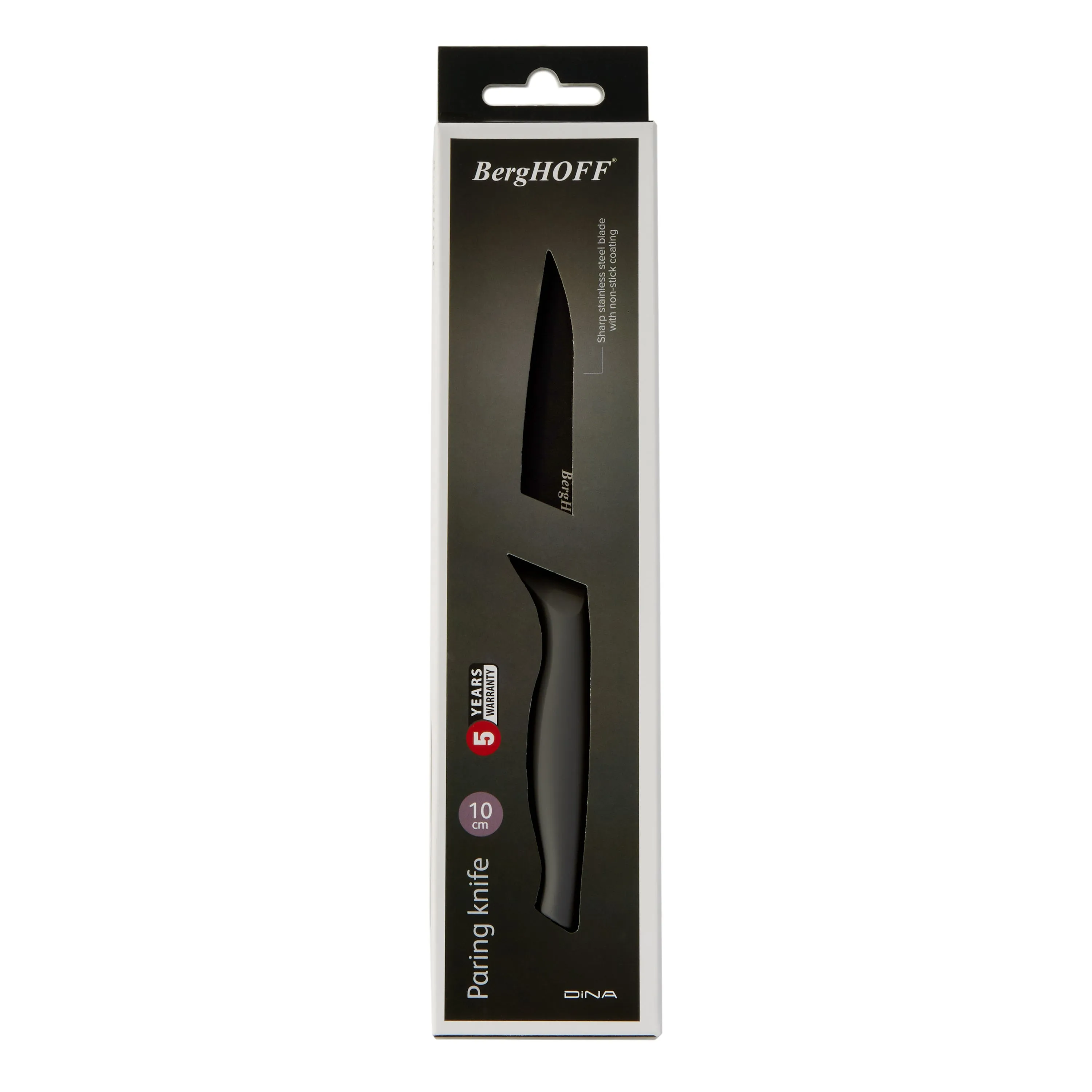 BergHOFF DiNA Vector Nonstick Stainless Steel Paring Knife, 4"