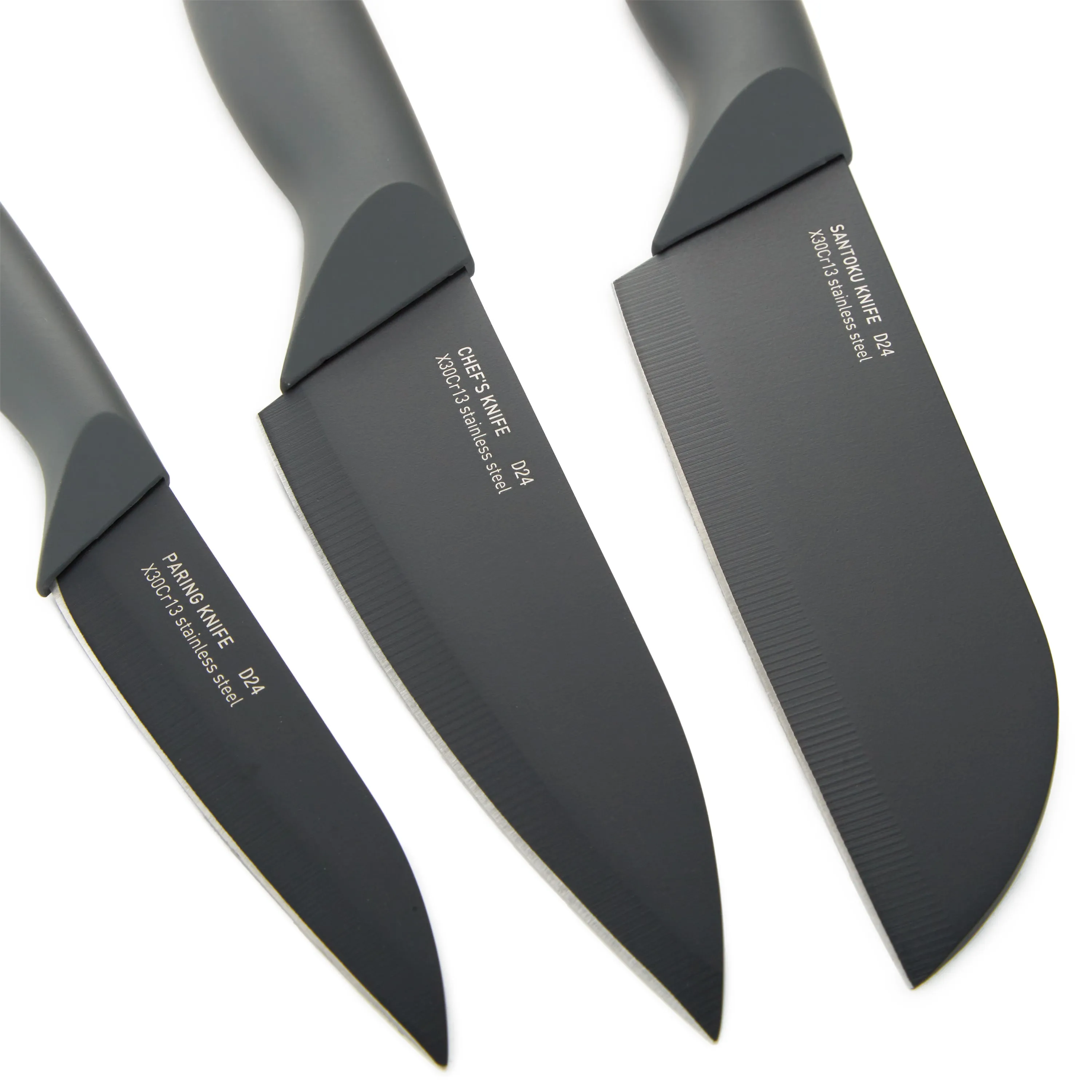 BergHOFF DiNA Vector Nonstick Stainless Steel Santoku Knife, 5.5"