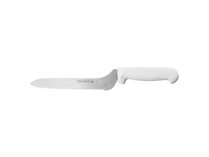 BergHOFF Ergonomic 9" Stainless Steel Scalloped Offset Bread Knife Food Storage,Kitchen Storage