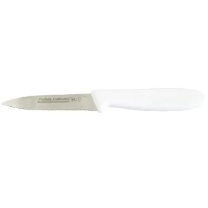 BergHOFF Ergonomic High Chromium Non-Stain Carbon Steel Paring Knife, Scallopped, 3.25" Food Storage,Kitchen Storage