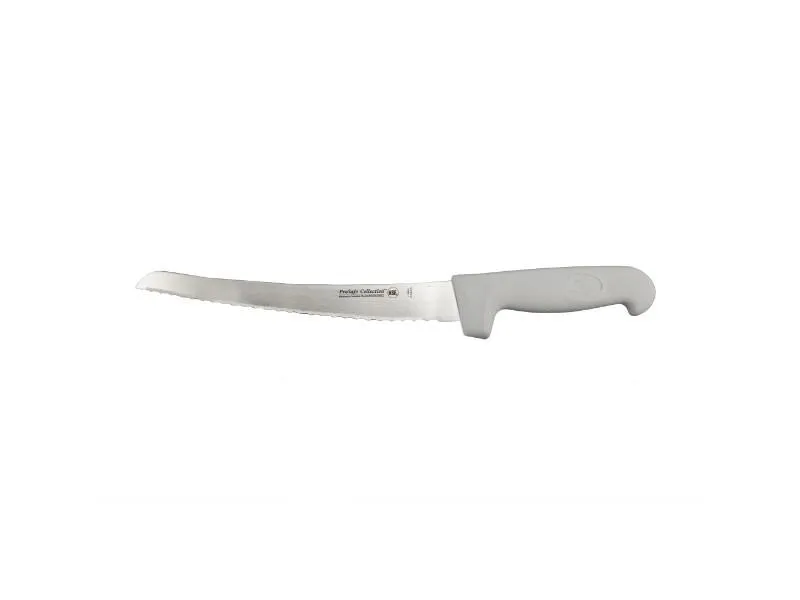 BergHOFF Ergonomic Stainless Steel Bread Knife, Curved Serrated, 9" Food Storage,Kitchen Storage