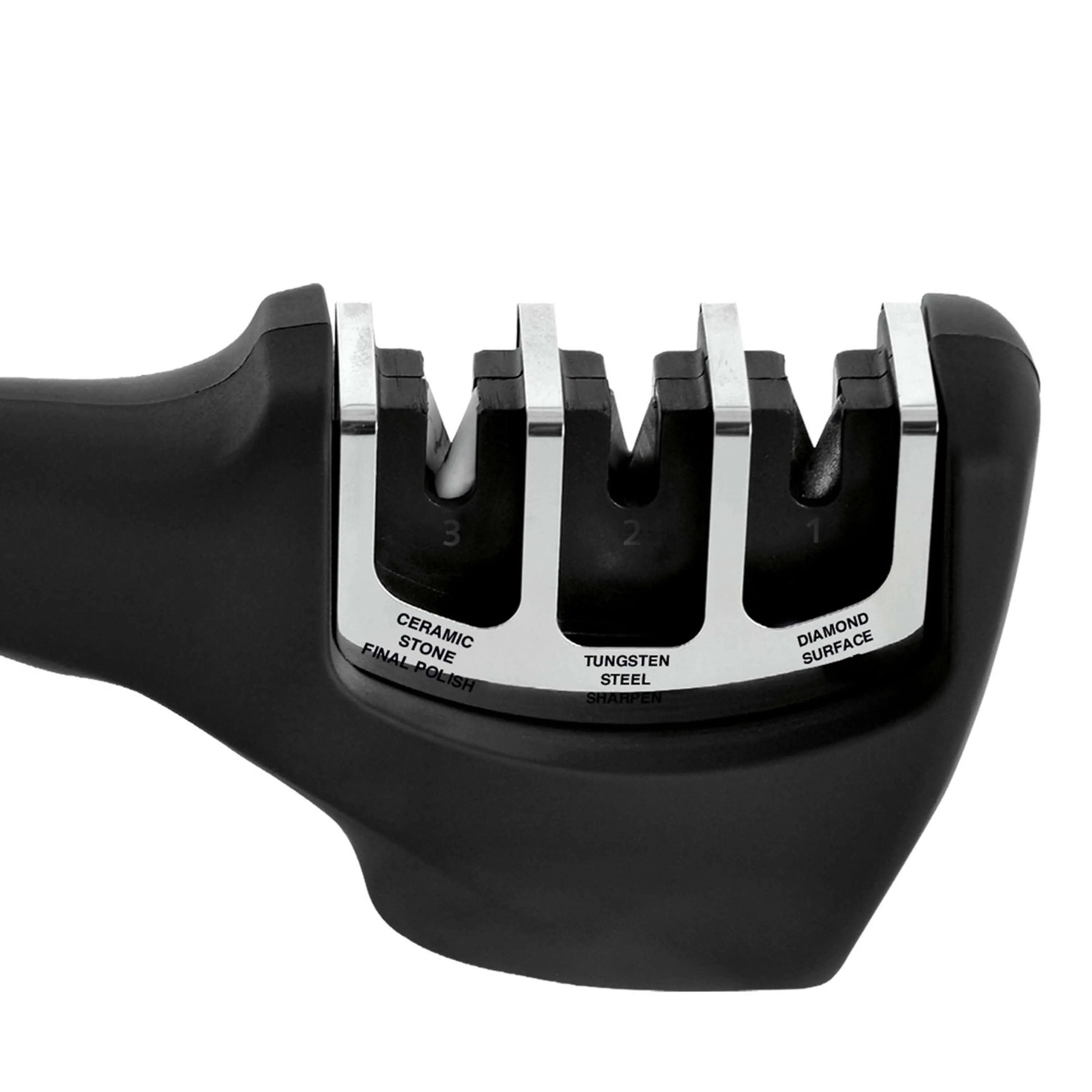 BergHOFF Essentials 3-in-1 ABS Sharpener, Black