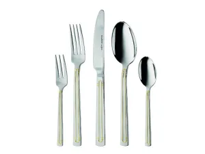 BergHOFF Essentials 30Pc 18/10 Stainless Steel Flatware Set, Heritage Food Storage,Kitchen Storage