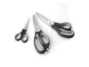 BergHOFF Essentials 3Pc Stainless Steel Kitchen Scissor Set, Black Food Storage,Kitchen Storage