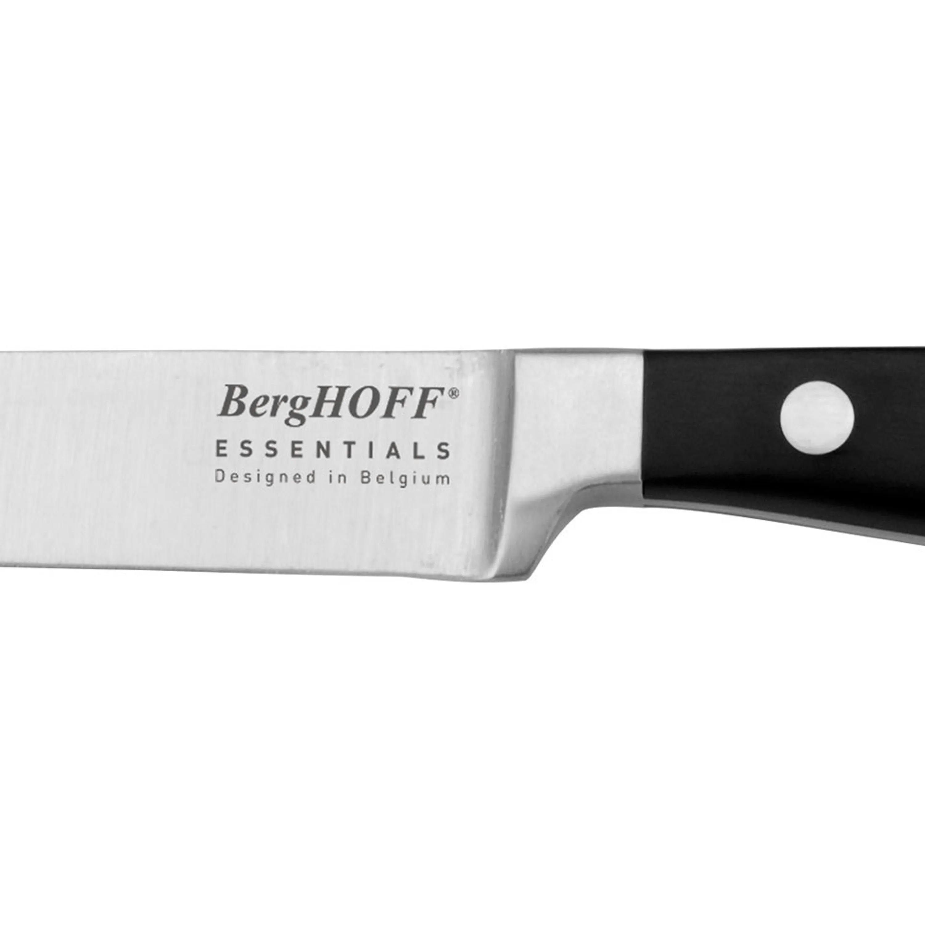 BergHOFF Essentials 4Pc Triple Riveted Cutlery Set, Peeling, Utility, Poultry Shears, Chefs, Stainless Steel Sharp Blade