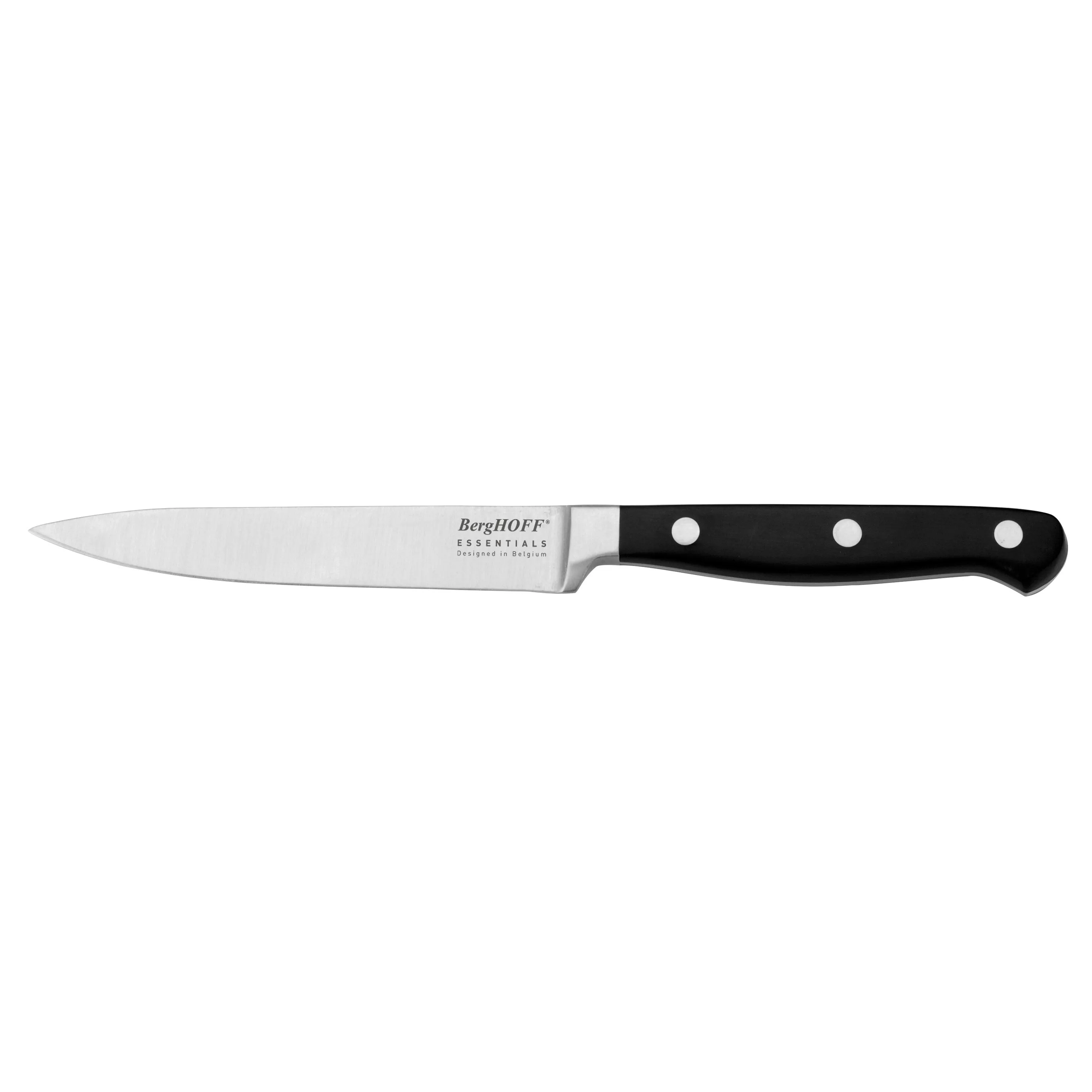 BergHOFF Essentials 4Pc Triple Riveted Cutlery Set, Peeling, Utility, Poultry Shears, Chefs, Stainless Steel Sharp Blade