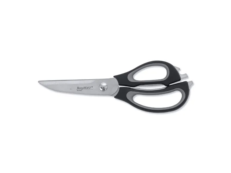 BergHOFF Essentials 8.5" Stainless Steel Kitchen Scissors with Integrated Bottle Opener Food Storage,Kitchen Storage
