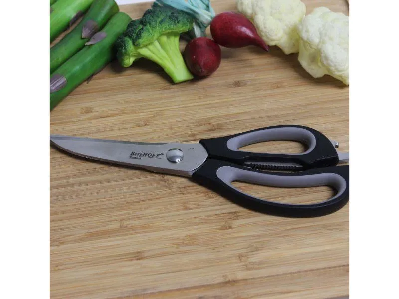 BergHOFF Essentials 8.75" Stainless Steel Kitchen Scissors with Integrated Bottle Opener