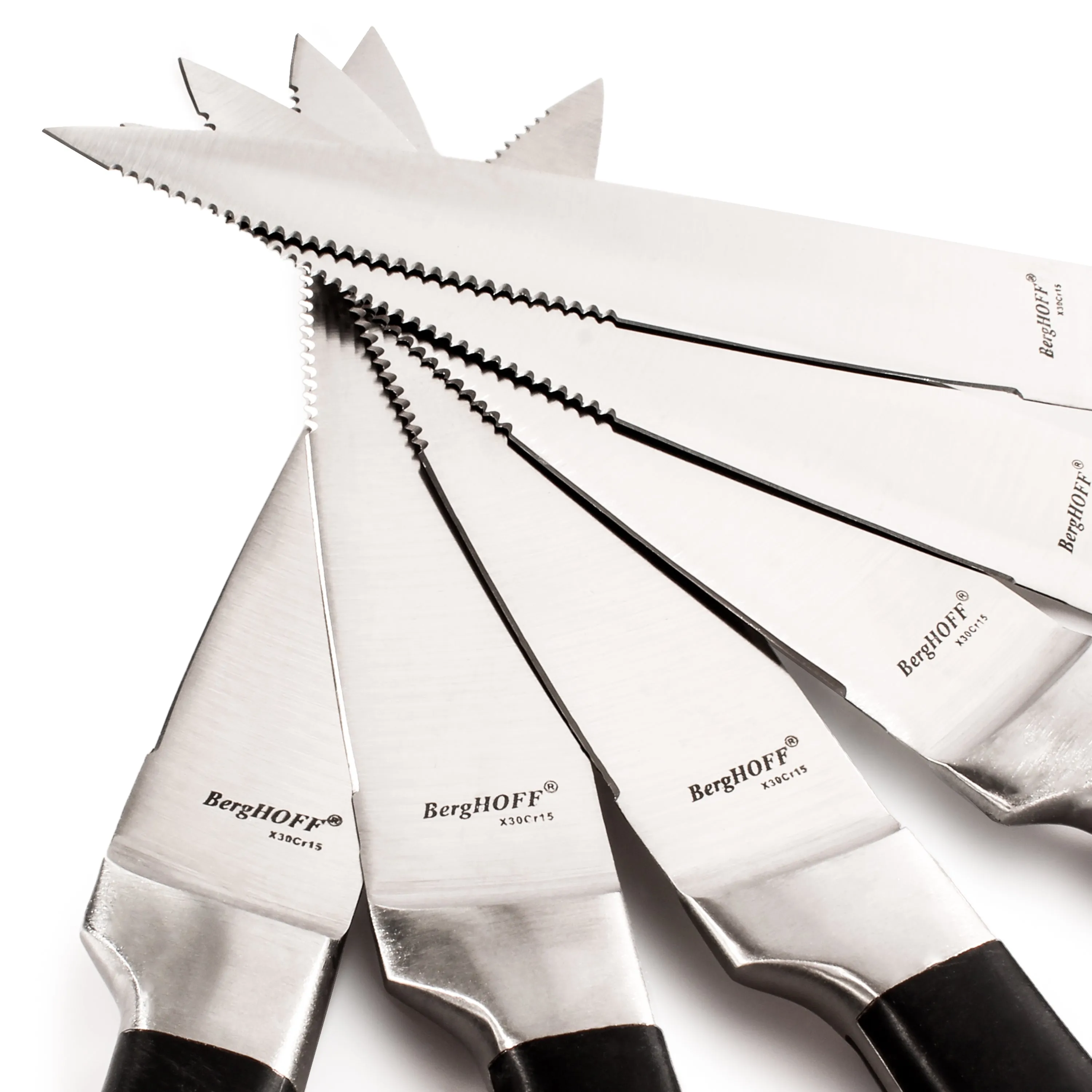 BergHOFF Essentials Classico 6pc Stainless Steel Steak Knife Set, 5"